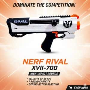 Nerf Rival Helios XVIII-700 Phantom Corps Blaster – Outdoor Foam Battle Toy for Teens, Kids & Adults (Ages 14+)