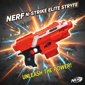 Nerf N-Strike Elite Stryfe Blaster: Motorized Fun for Kids & Adults